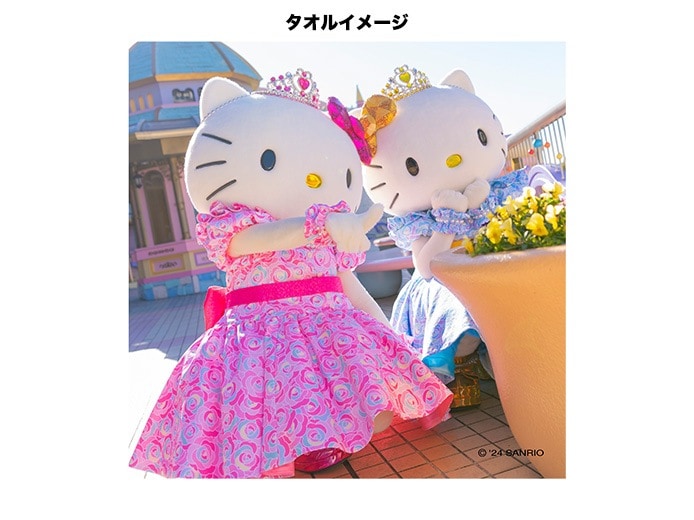 推しキャラ工房】ハローキティ50周年⑪ 【ハンドタオル・キャンバス