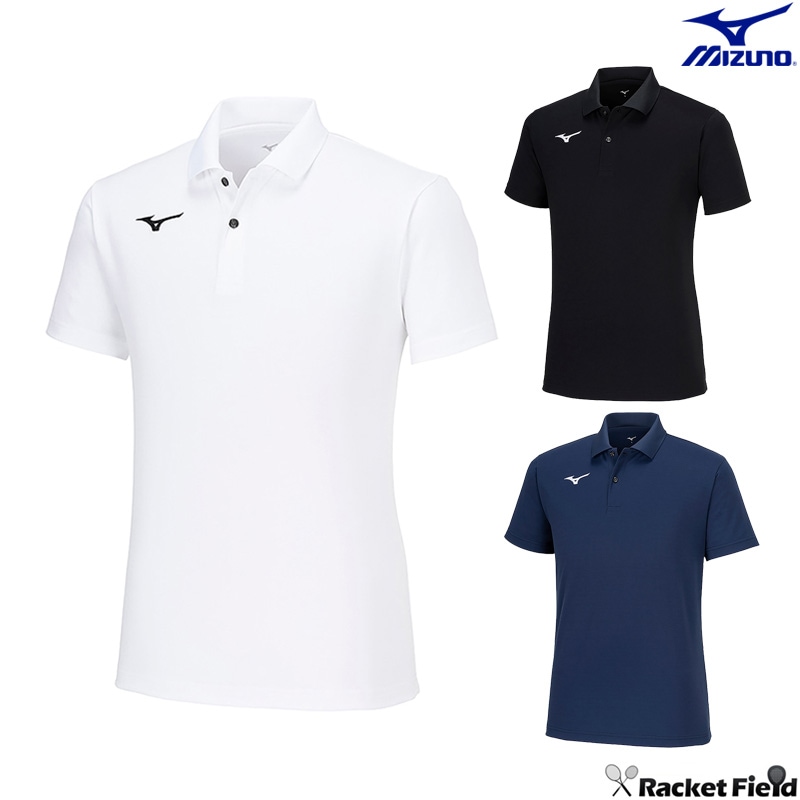 ソフトテニス バドミントン ウェア ミズノ MIZUNO ポロシャツ 32MAB195