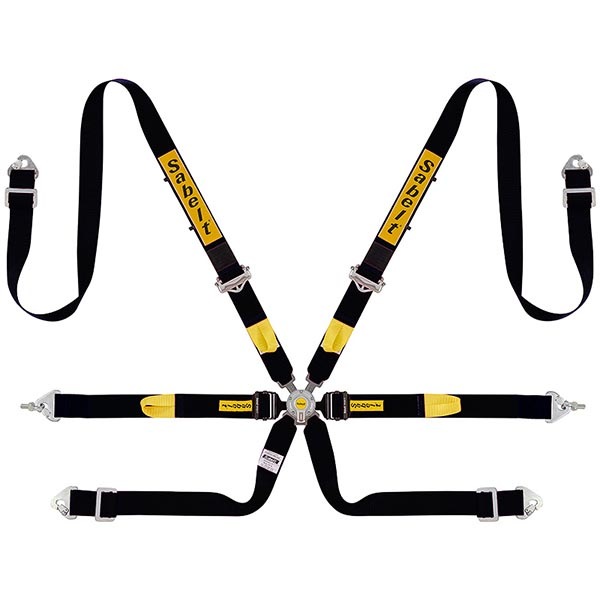 SABELT/サベルト サルーンカーハーネス6点式 HANS用 | シートベルト