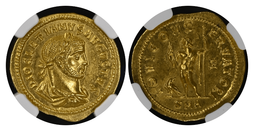 MS 5/5 4/5】284年～305年 古代ローマ帝国 ディオクレティアヌス帝