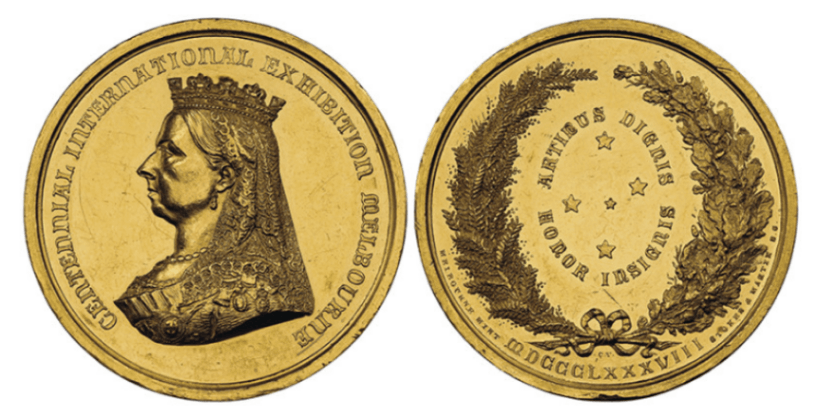 MS61】1888年 オーストラリア ヴィクトリア女王 メルボルン百周年国際