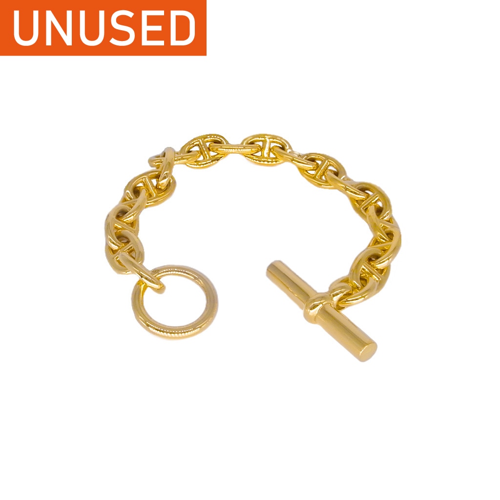 H4777 | [未使用]エルメス シェーヌダンクル PM 17コマ イエロー