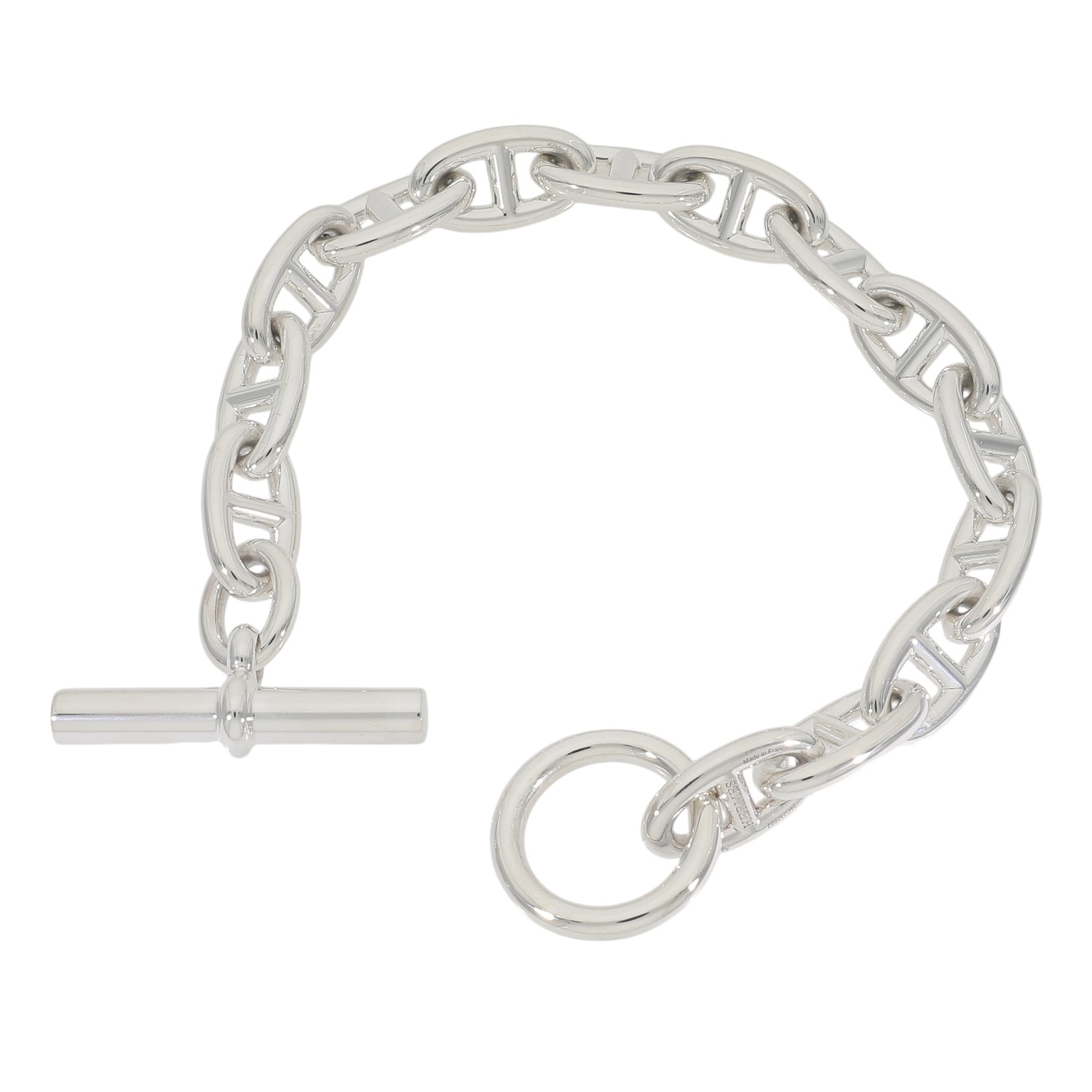 H9386 | [未使用]エルメス シェーヌダンクル ブレスレット GM 14コマ