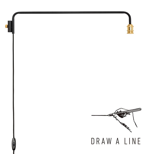 DRAW A LINE ドローアライン 202 ランプアーム L 単品パーツ 縦専用