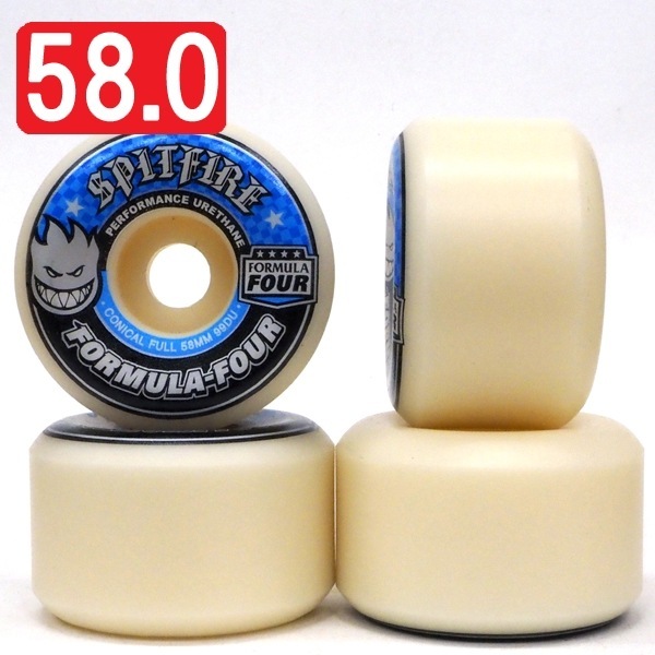 58.0mm スケートボード ウィール スピットファイヤー】Spitfire F4 99A