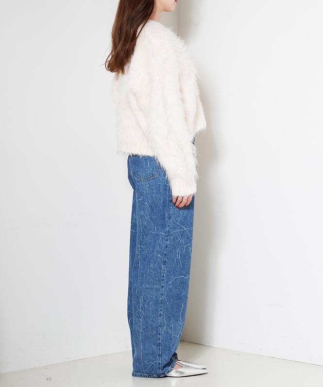 シャギーニットカーディガン | TOPS,ニット | ROOM903 online