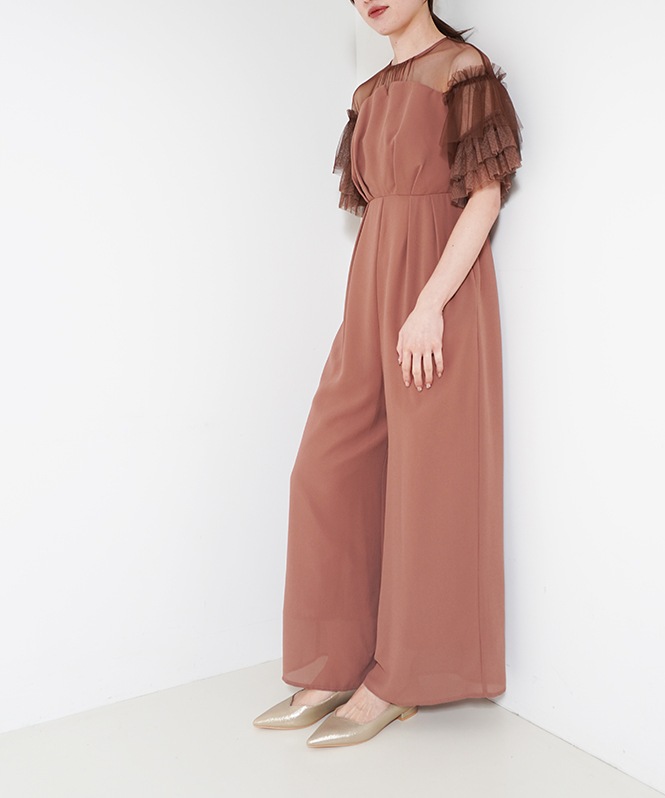 Frill laverd sleeve dress | DRESS,DRESS | ROOM903 online