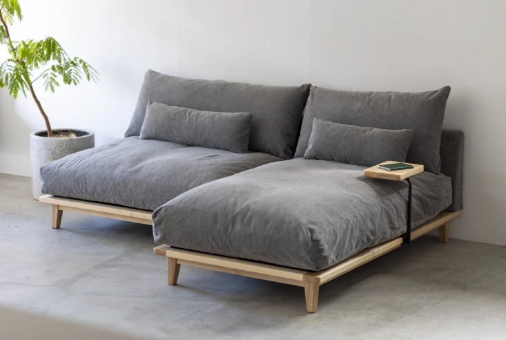 ソファ Fumi(フミ) 幸せになるソファ ワイド＋ロングセット 標準生地