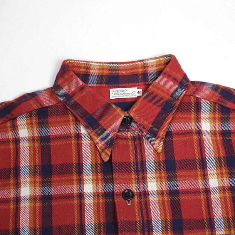 WAREHOUSE/ウェアハウス 3022 DUCK DIGGER フランネルシャツ WITH