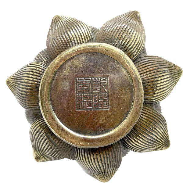 特供熏香炉(銅蓮香炉) 【送料無料】（沖縄別途700円）銅製品,ロータス