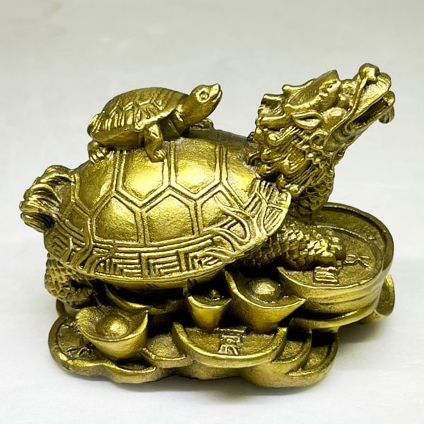 銅製 龍亀 小 8.5cm【送料無料】（沖縄別途700円） ｜龍亀,ロングイ,銅
