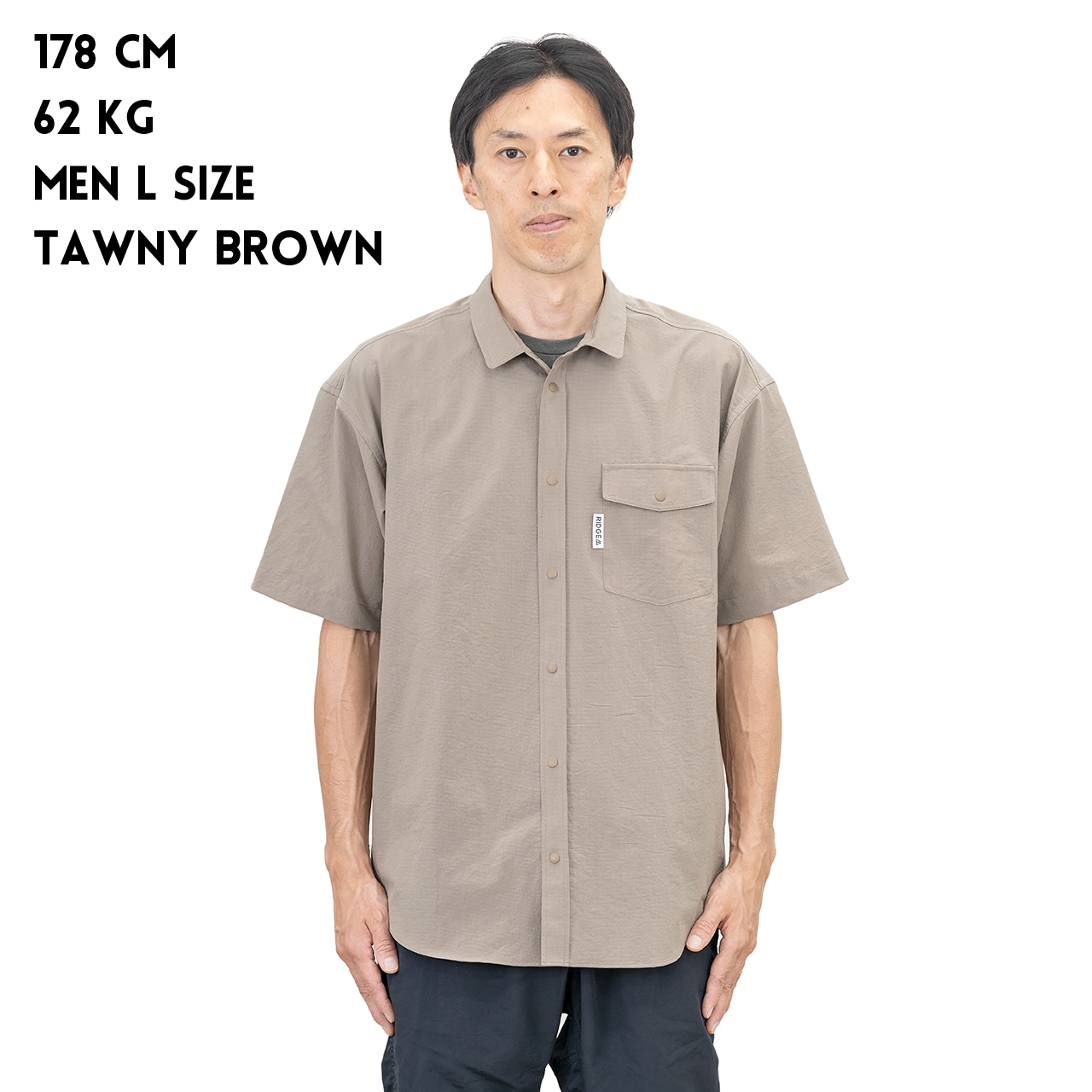 RIDGE MOUNTAIN GEAR Poly Basic Short Sleeve Shirt リッジ