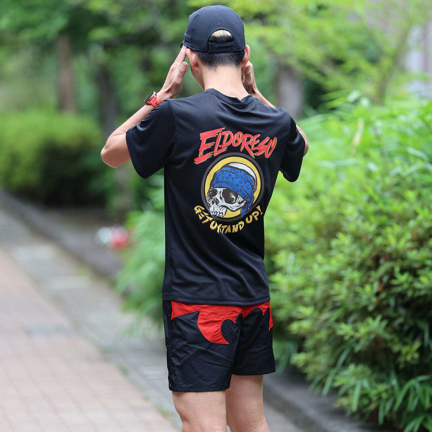 ELDORESO Bat World Shorts ( black ) E2106412 エルドレッソ バット