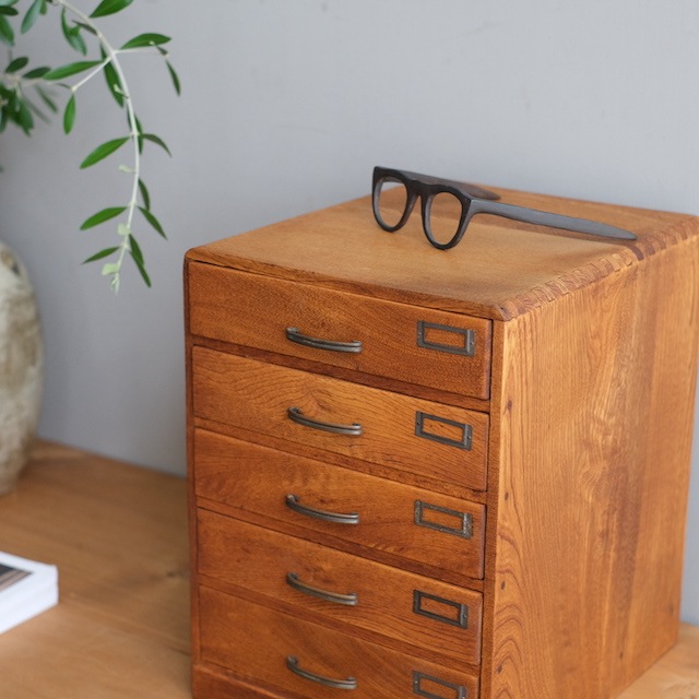 小引き出し 5杯｜古家具,引き出し類｜古家具・アンティーク家具 R-select