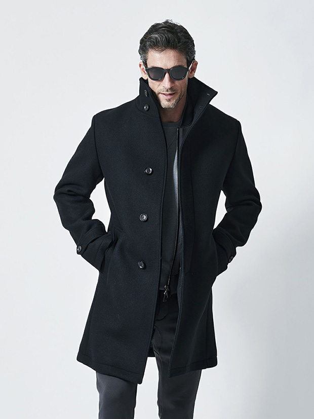 junhashimoto STAND COLLAR COAT / BLACK | junhashimoto | rumbleFISH