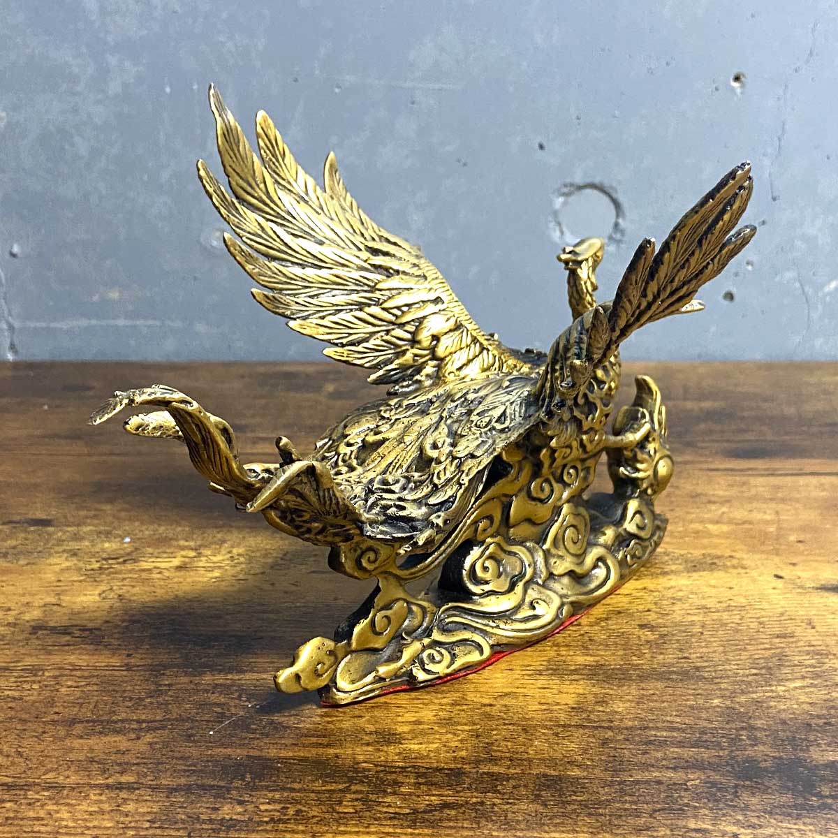 鳳凰 置物 銅製 風水 開運 財運 良縁 成功 運気上昇 高級インテリア