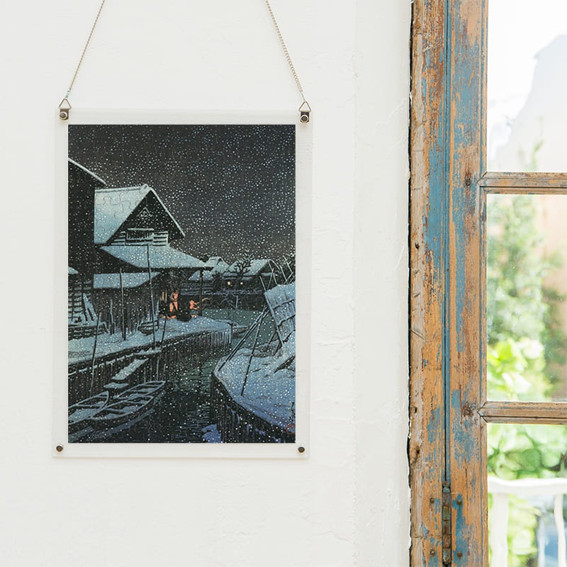 雪の夜（浦安） 川瀬巴水 ジグソーパズル アートパズル パズル