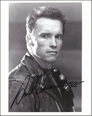 アーノルド・シュワルツェネッガー 直筆オートグラフ | すべての商品