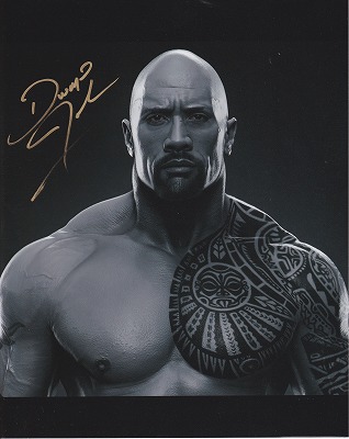 ドウェイン・ジョンソン 直筆オートグラフ | オートグラフ（直筆サイン