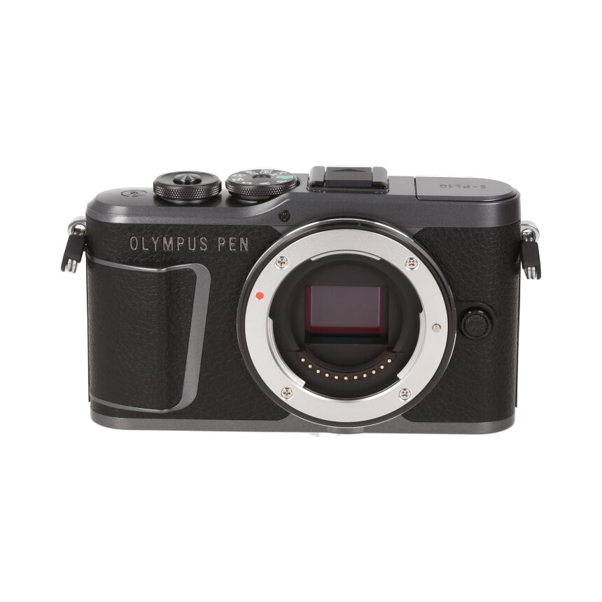 OLYMPUS PEN E-PL10 ブラック + 14-42mm F3.5-5.6 EZ 【S】 | カメラ