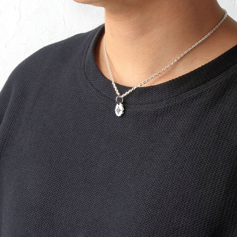 6月誕生石ムーンストーン ティアドロップ ペンダント/サンシンボル