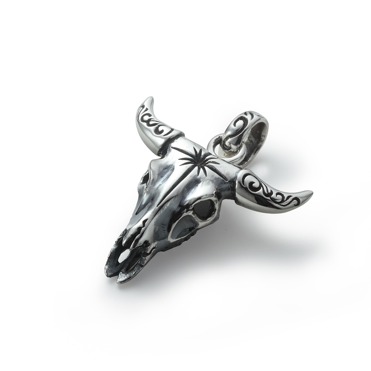 バッファロースカル シルバー925ペンダントトップ｜全てのシルバー