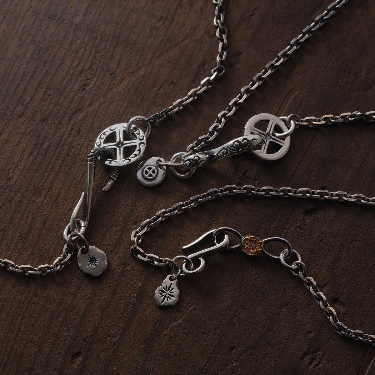 サンシンボル エンドフック シルバー925 ネックレスパーツ｜全ての