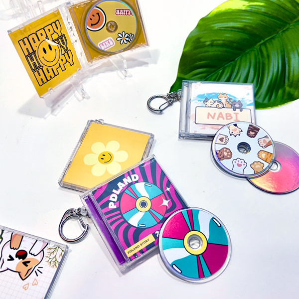 NFCタグ入り ミニCDキーホルダー | すべての商品 | [同人グッズ制作