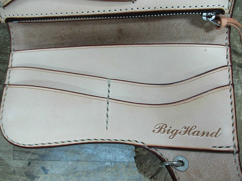 BIG HANDレザー コードバンウォレット