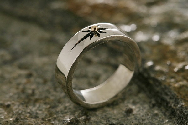 BIG HANDジュエリー SUNリング スリム207-00008