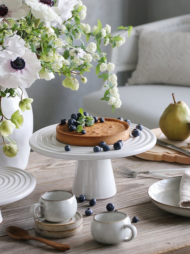 DUTCHDELUXESケーキスタンド 26cm ホワイト