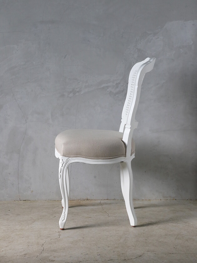 SGDダイニングチェアCHARM BDホワイト - サラグレース