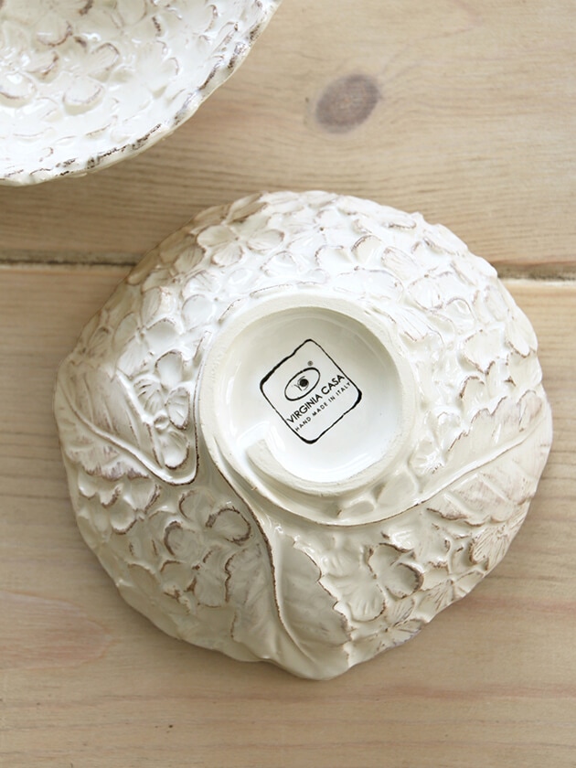 VIRGINIA CASA ROMANTICA オルテンシアボウル ホワイト ヴィルジニア