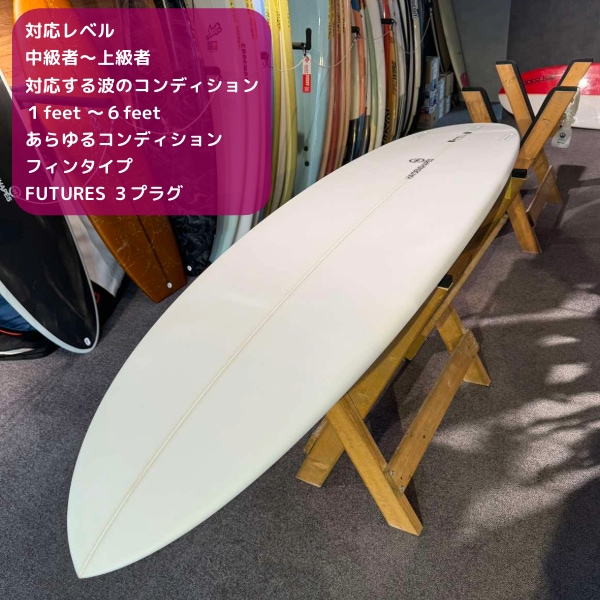 Revelation tappyシェイプミッドレングスフィン付き Revelation tappy