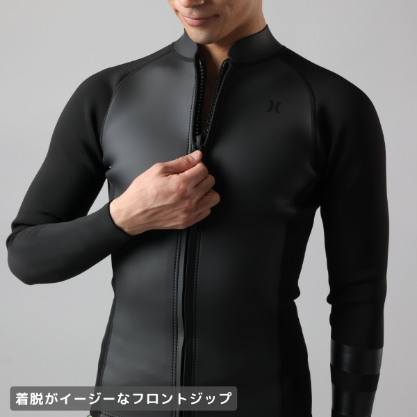 HURLEY ハーレー ADVANTAGE PLUS 2MM ZIP JACKET ロング ジャケット