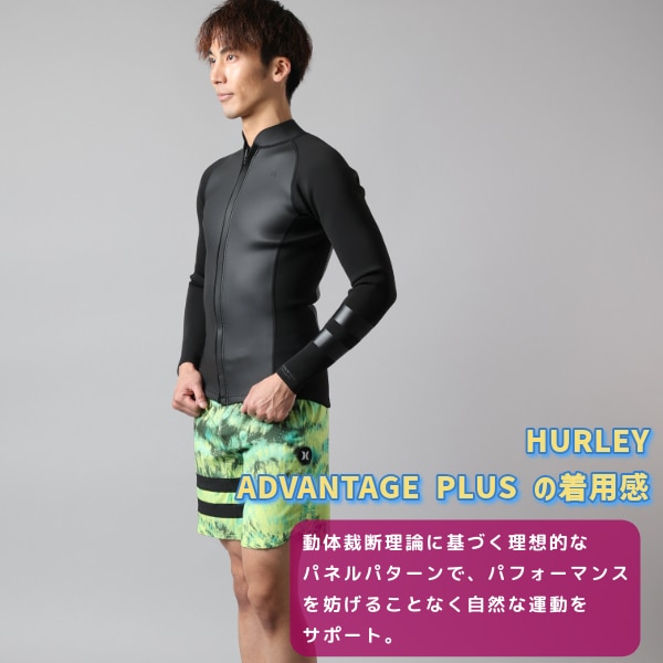 HURLEY ハーレー ADVANTAGE PLUS 2MM ZIP JACKET ロング ジャケット
