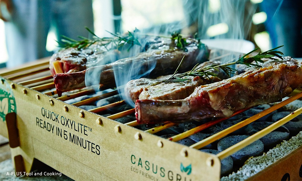 BBQグリル クラフトグリル 天然の素材でできた使いきりグリル 6個