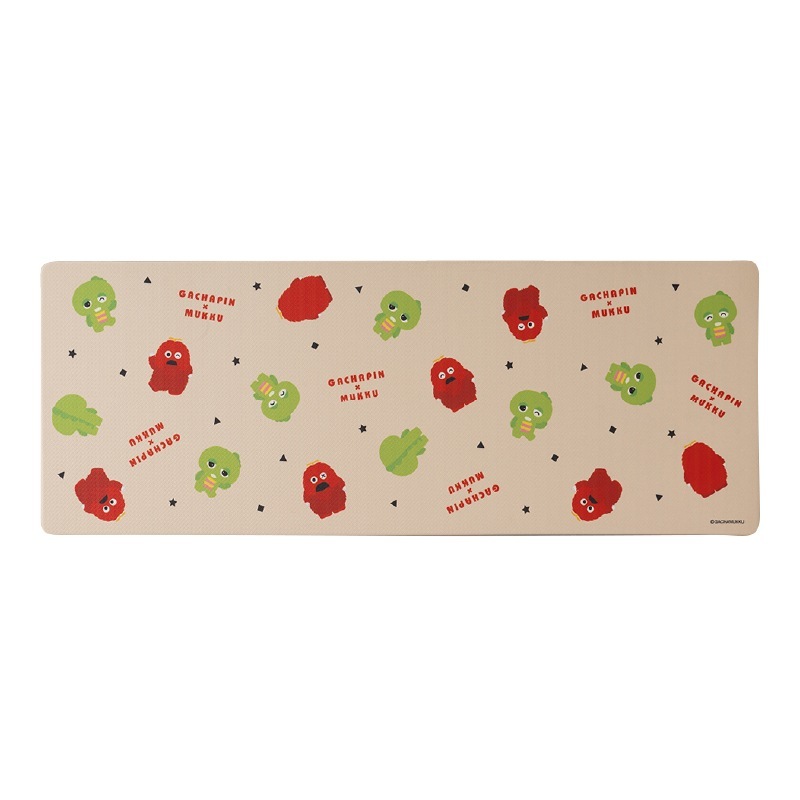 ガチャピン・ムック PVCロングマット ハッピーガチャピン・ムック 約45