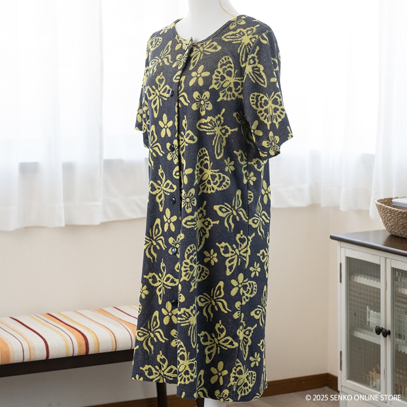 Cozyfeels バタフライマエアキ タオルドレス M-L/L-LL グリーン