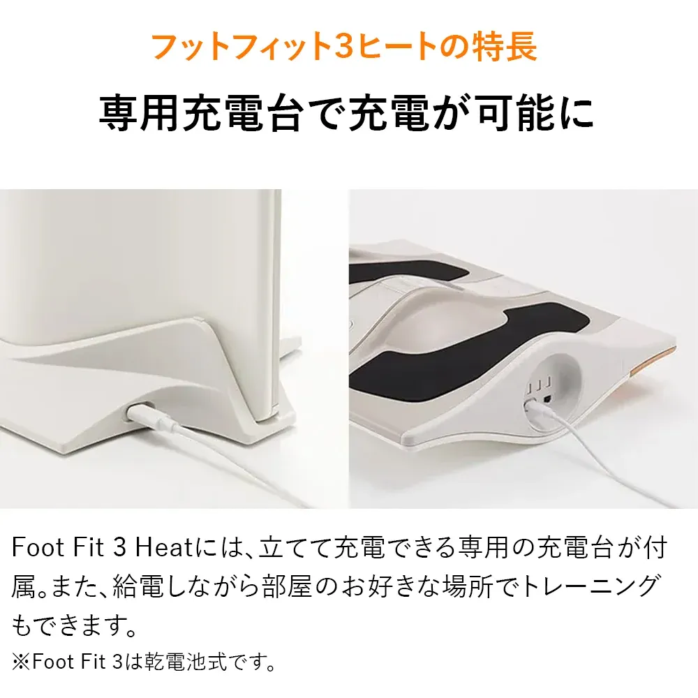 逃げるために運動する] SIXPAD Foot Fit 3 Heat（シックスパッド