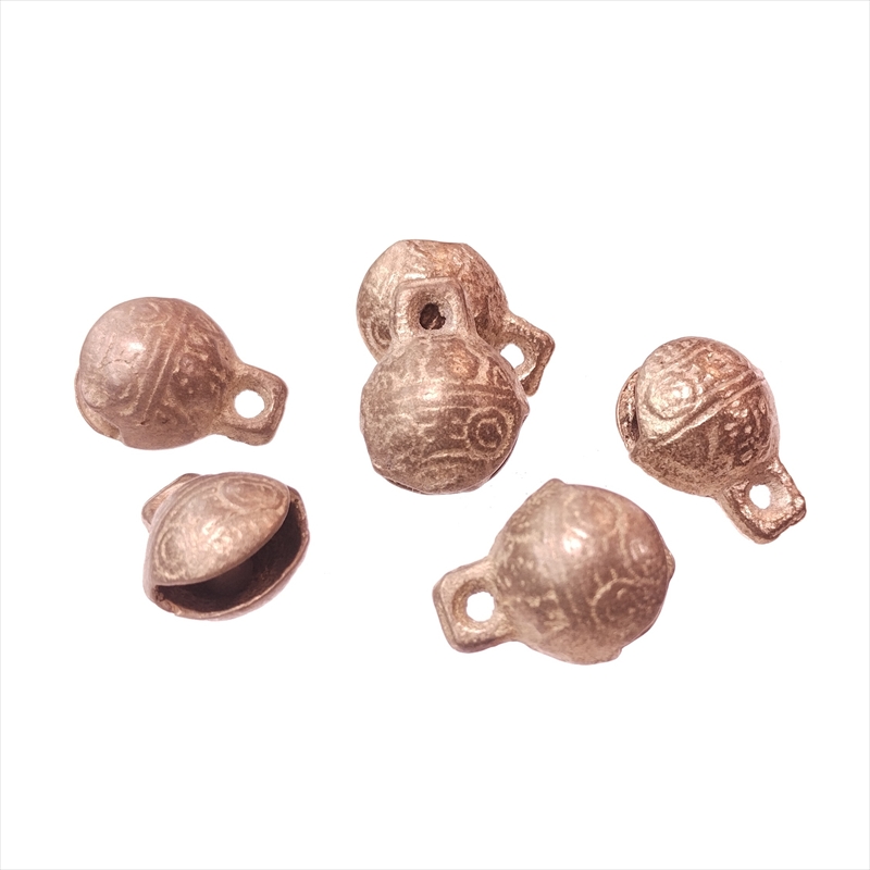 鈴 すず 黄銅(真鍮)製 虎鈴 301-14 幅約1.4cm 1個 | 中華金具、金物