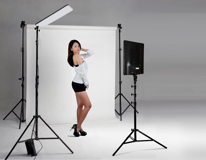 LEDスタジオ照明] LPL LEDライトパネルプロ VLF-5400X スタンド付