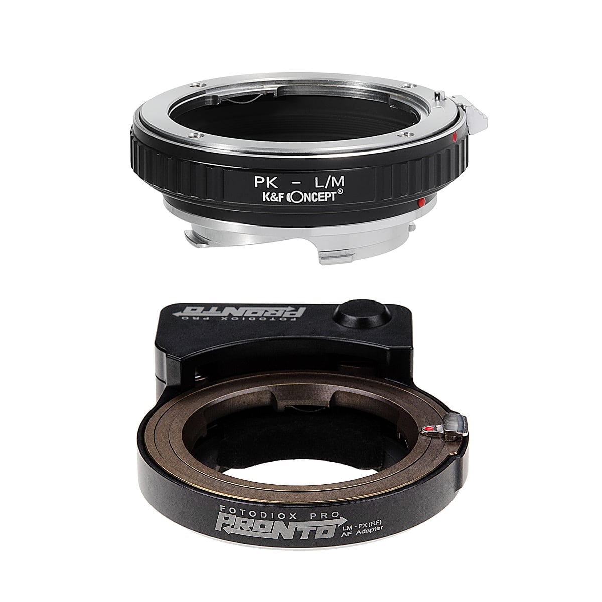 Fotodiox LM-FXRF-PRN + K&F Concept KF-PKM2｜ペンタックスKレンズ用