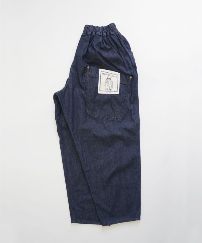 マオパンツロングデニム・10オンス 人気定番バックポケットパンツ