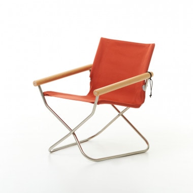 ニーチェアエックス80 ダークブラウン／レンガ | Nychair X80