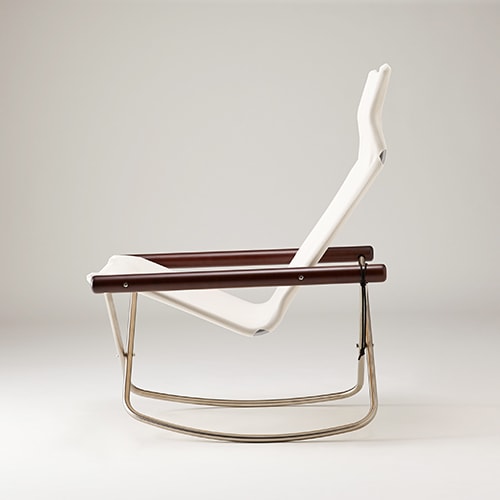 ニーチェアエックス ロッキング ダークブラウン／ホワイト | Nychair X