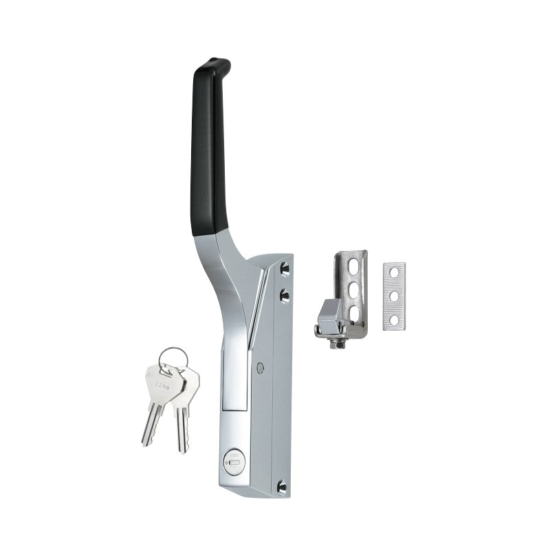 オフセット型ラッチ 左右兼用型 耐熱コーティング 鍵付 TO-86N | 業務