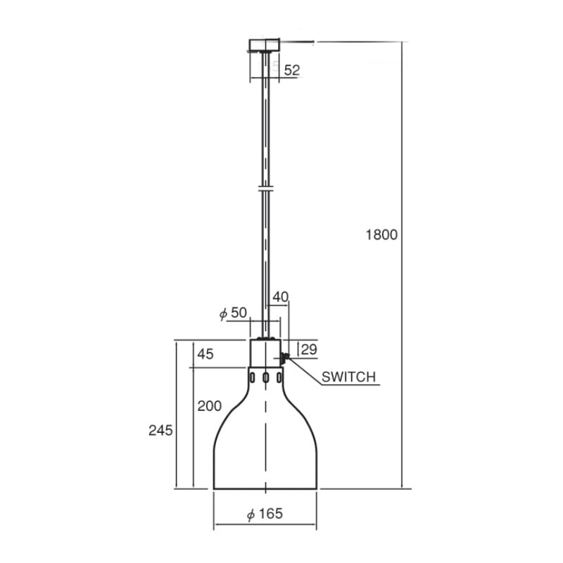 ランプウォーマー ペンダントタイプ 引掛式 TO-2165AL-SM | SUGICO