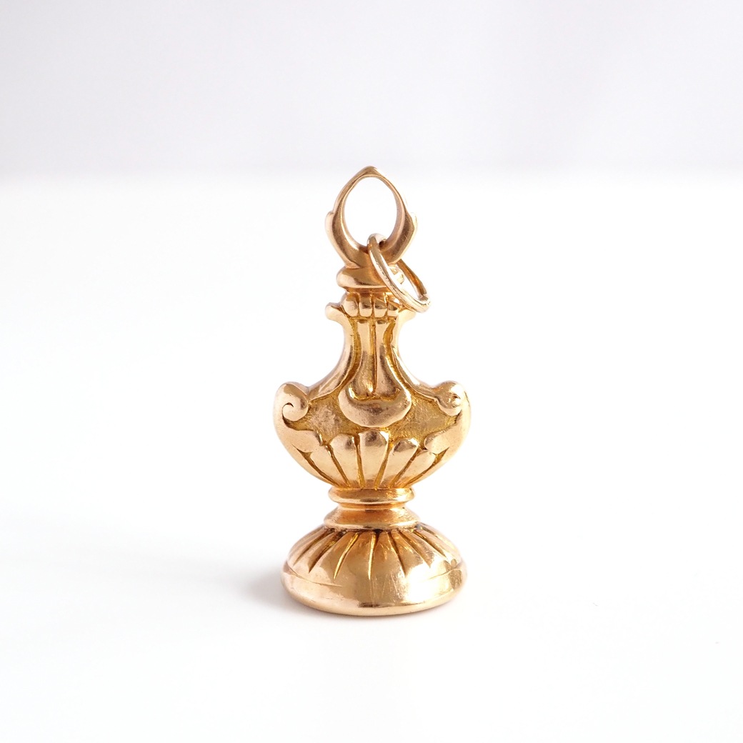 アンティークジュエリー アンティークネックレス カーネリアン 鹿