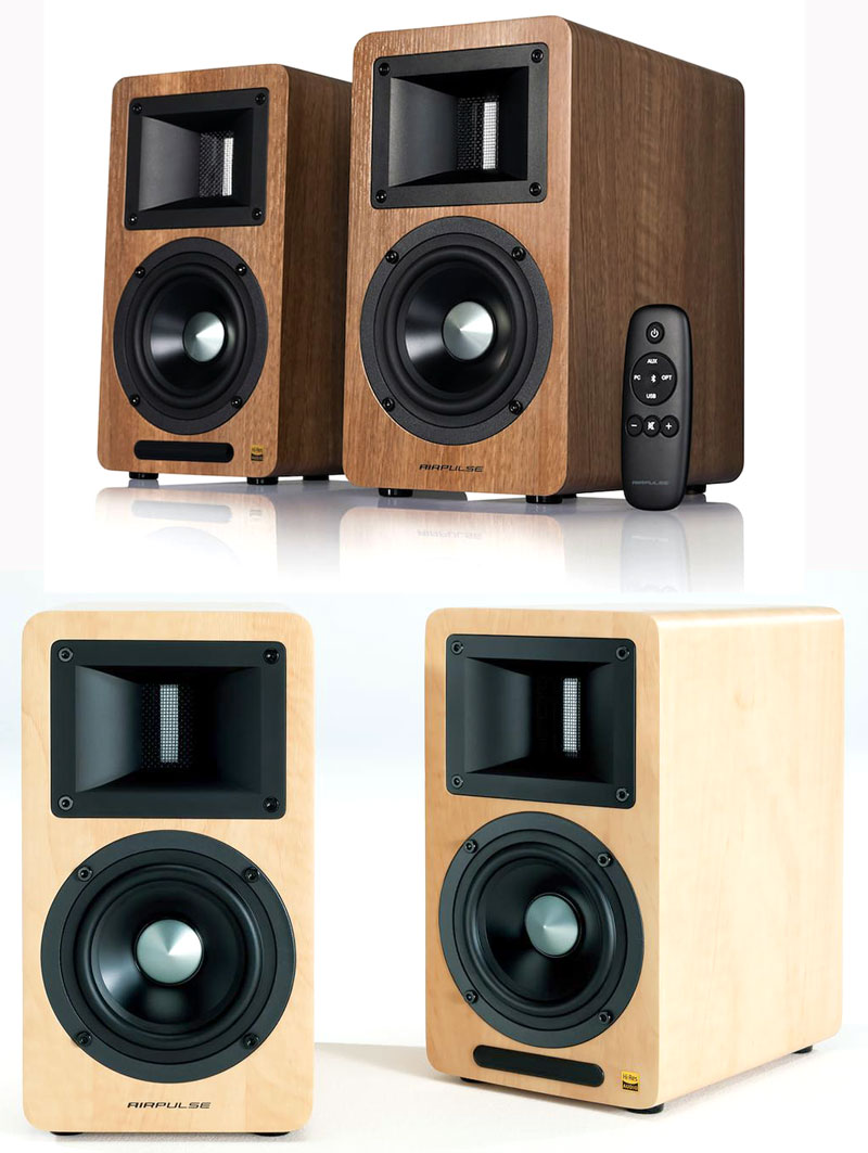 AIRPULSE A80 (ペア) DAC付アクティブワイヤレススピーカー【即納